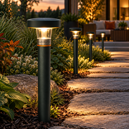 Solar Pathway Lights — Set of 4 by Aviyrion